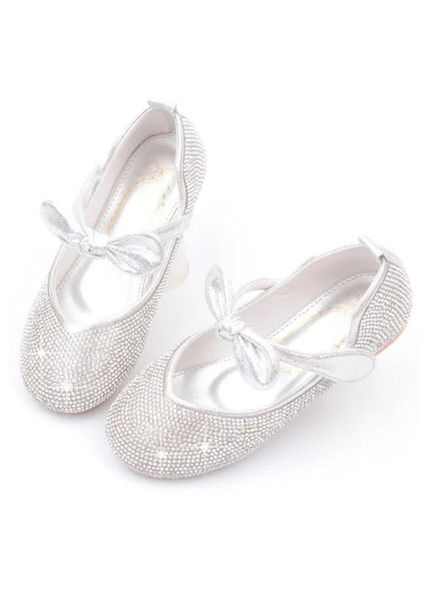 girls rhinestone ballet shoes