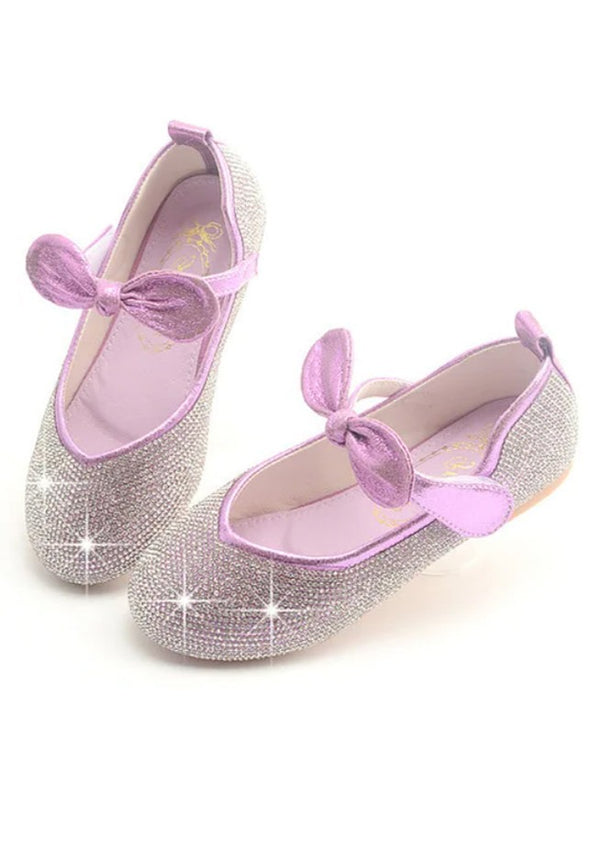 sparkly girls shoes purple