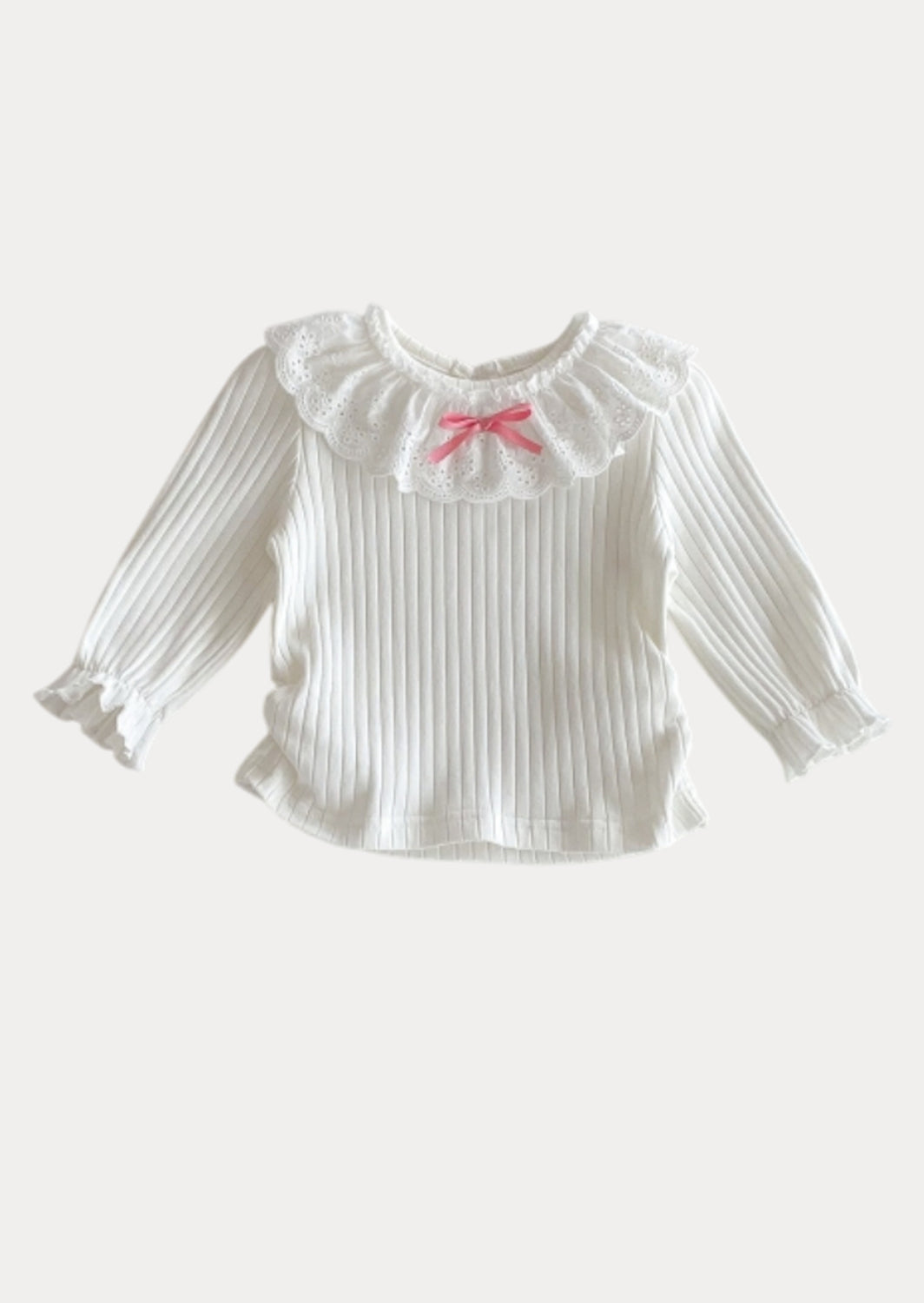 Soft Rib Top in White