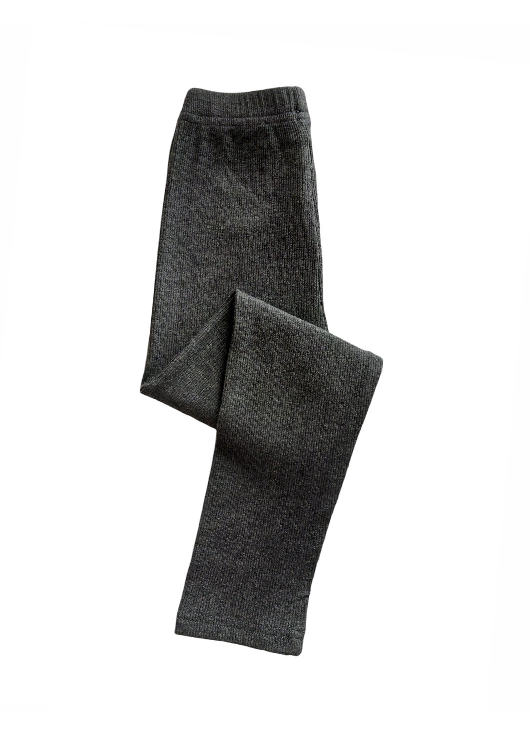 Fine Rib Deep Gray Trousers | Deep Gray