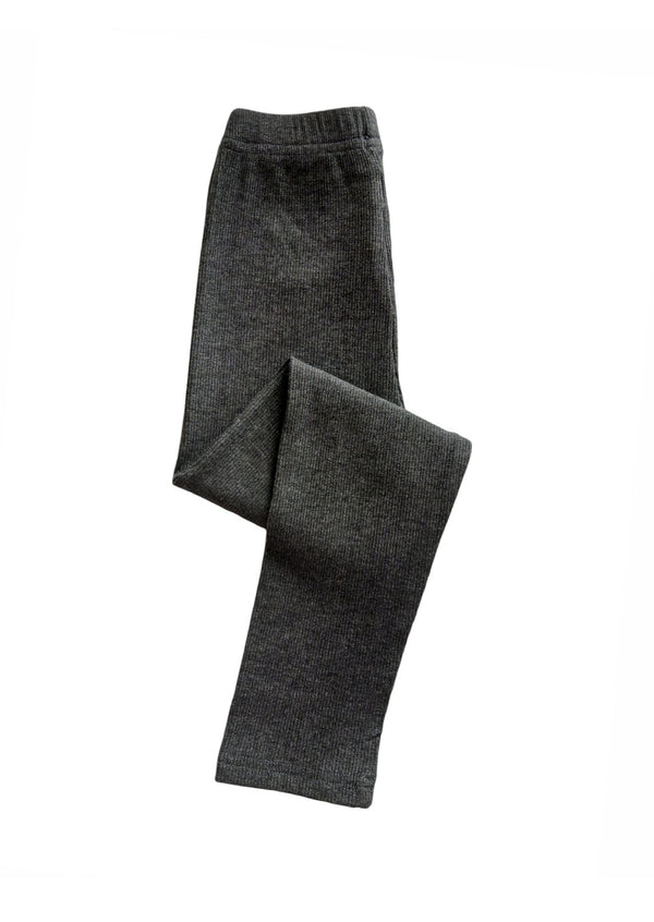 Fine Rib Deep Gray Trousers | Deep Gray