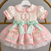 Pastel Carousel Custom Birthday Number Dress | Cake Smash Girl