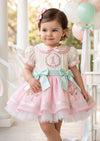 Pastel Carousel Custom Birthday Number Dress | Cake Smash Girl