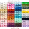 Double Satin Ribbon Color Chart
