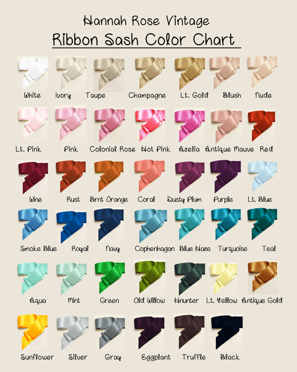 Sash Color Chart