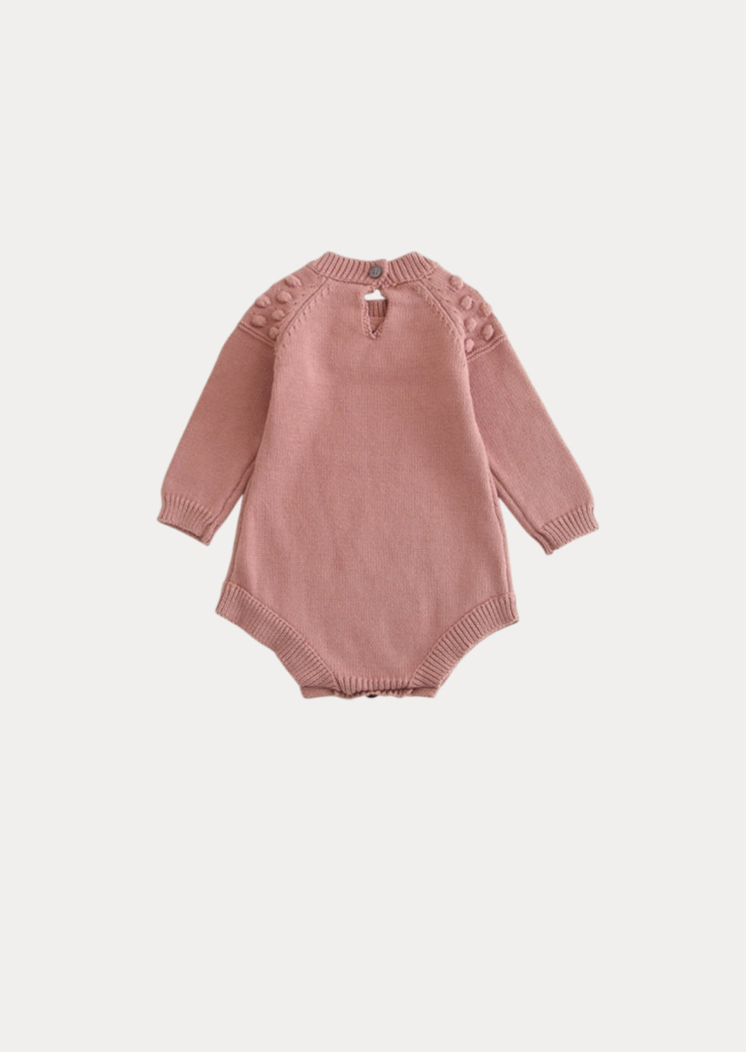 Romy Knit Romper in Pink