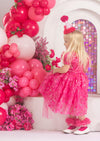 Rosabella Radiance Hot Pink Sequin Party Dress