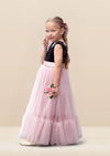 mauve flower girl dresses