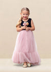 mauve flower girl dresses