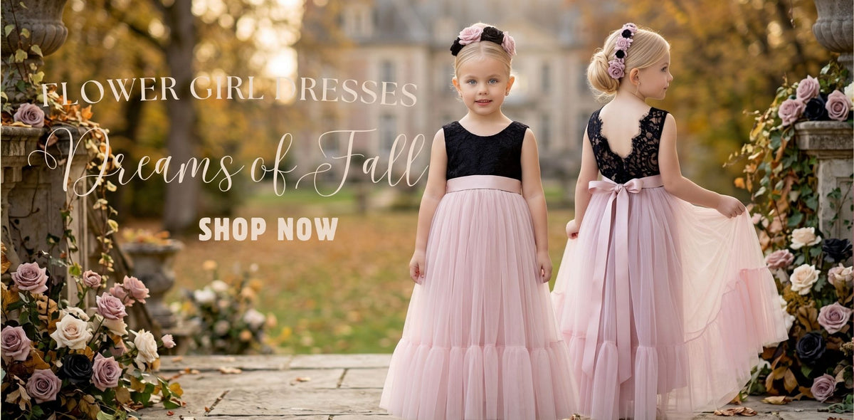 Fall Flower Girl Dresses by Hannah Rose Vintage