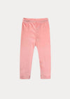 Rose Pink Velour Jogging Pants