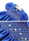 Royal Blue Smocked Dress
