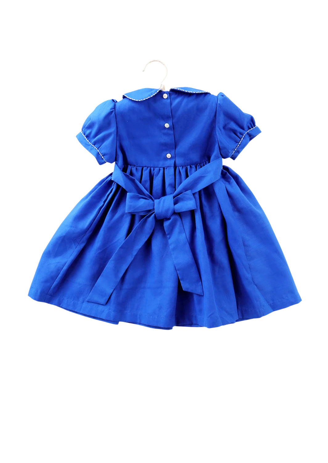Royal Blue Smocked Dress