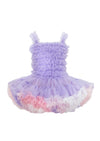tutu couture dress in lavender