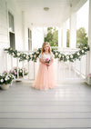 Blush Tulle & Lace Flower girl dress