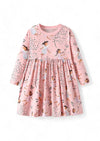 girls pink fairy dress