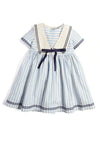 Classic baby girl sailor dress