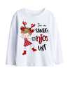 Santa's Nice List Cotton Christmas Tee