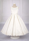 White First Communion Dress for Girls | Elegant Sleeveless Gown