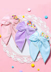 Velvet Sequin Fable Bows || Several Colors