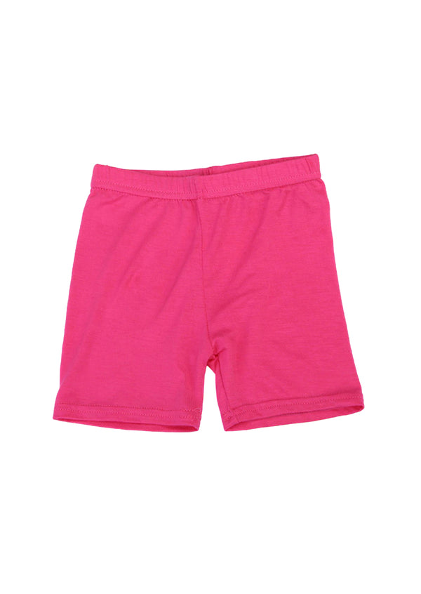 girls hot pink twirl shorts