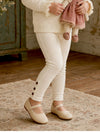 Natalina Girls Legging in Ivory