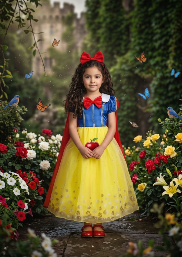 Apple Princess Cutie Gown – Girls Fairytale Costume Dress