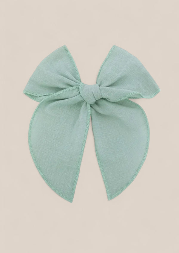 Soft Green Fable Bow