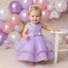Little Miss Sparkles Party Dress Lavender| cake smash dress for baby girl