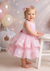 Baby Girl Pink Party Dress Pink | cake smash dress