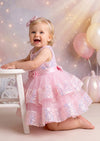 Baby Girl Pink Party Dress Pink | cake smash dress
