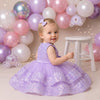 Little Miss Sparkles Party Dress Lavender| cake smash dress for baby 