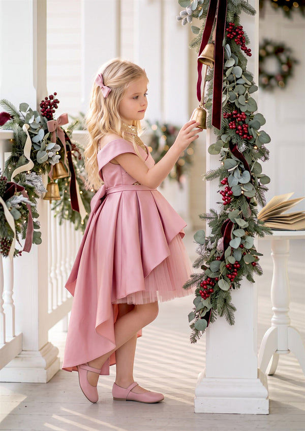 Girls Fairytale Dress in Pink | Girls Christmas Dress