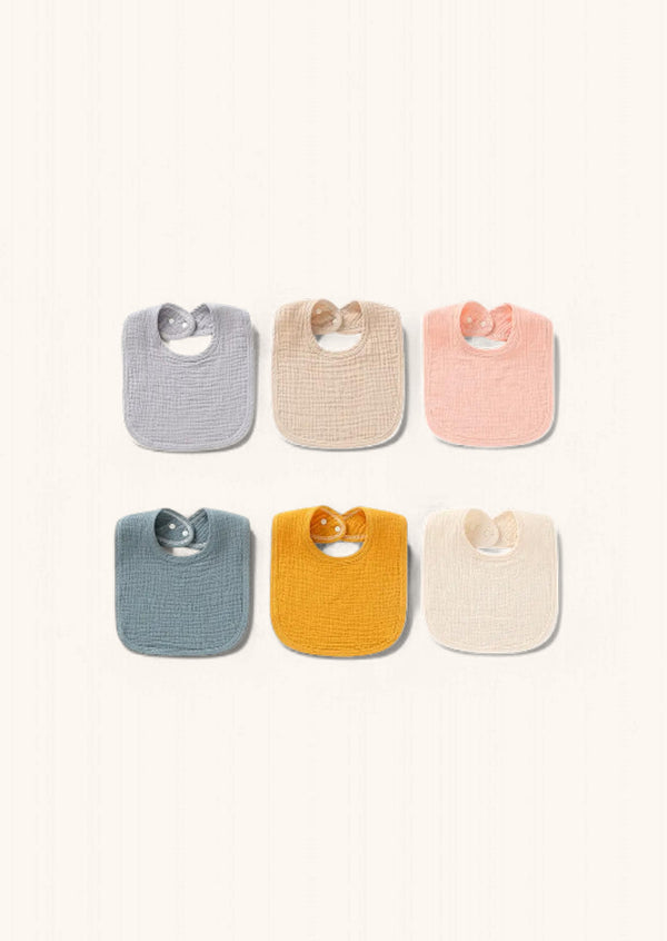 Natural Organic Cotton Baby Bib | Pink