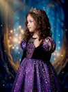 Purple Starlight Princess Dress for Girls | Girls Costume Dresses
