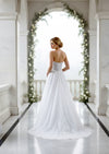 A‑Line Floral Lace Bridal Gown in Ivory | Romantic Wedding Dress