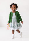 Green Mini Print Twirl Dress - Twirl Dresses