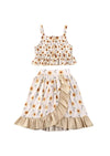 Abby Sunflower Top & Skirt Set