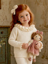 Sweet Blossoms Ruffle Pullover Sweater | Girls Outerwear Sweaters