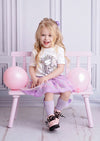 Sweet Tooth Tee & Lavender Flower Tutu Set