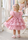 Teacups & Roses Baby Girl Birthday Dress
