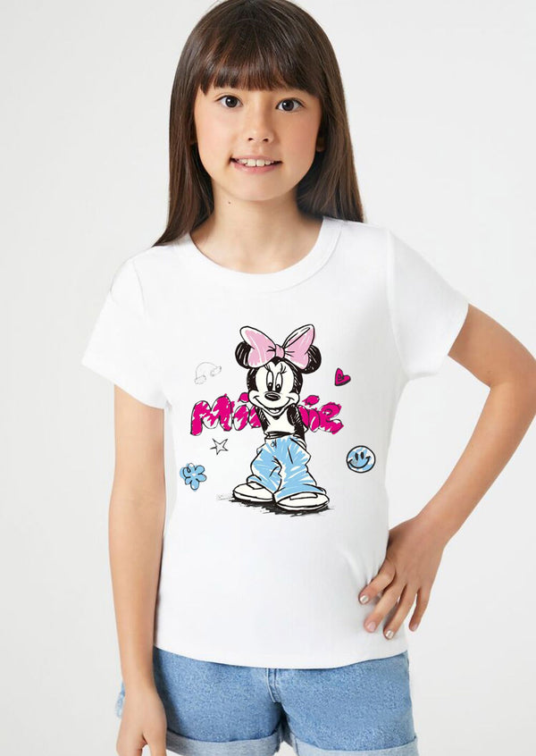 girls minnie mouse tee shirt