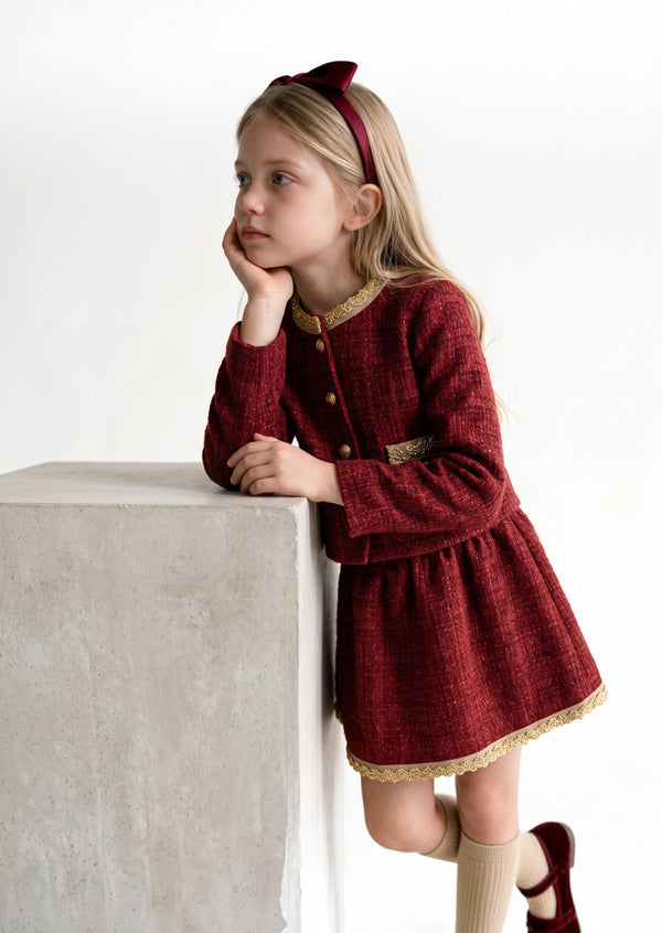 The Alice Girls Skirt & Jacket Set