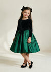 The Emerald Slipper Girls Party Dress