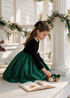 The Emerald Slipper Girls Party Dress