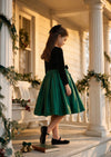 The Emerald Slipper Girls Party Dress