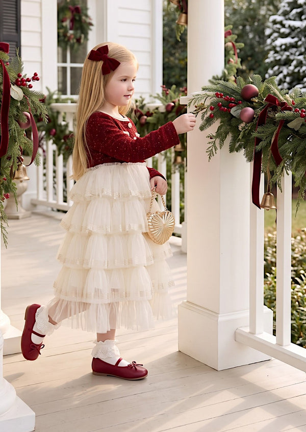 Sugarplum Velvet Tutu Dress | Girls Holiday Dresses