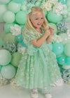 Through the Looking Glass Mint Green Party Dress