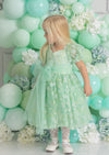 Through the Looking Glass Mint Green Party Dress