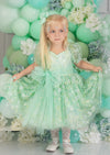 Through the Looking Glass Mint Green Party Dress